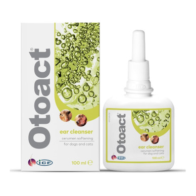 Soluție Auriculară ICF Otoact – Pentru Câini și Pisici – 100 ml